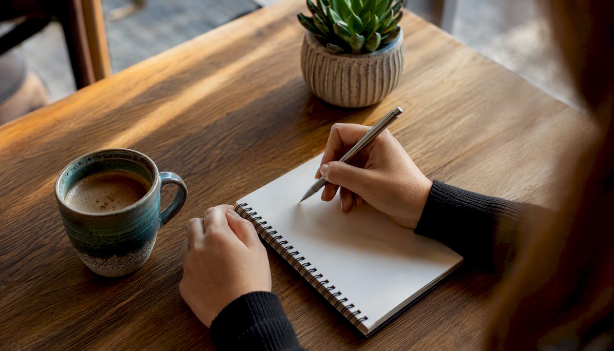 Hands preparing thoughtful LinkedIn engagement comments
